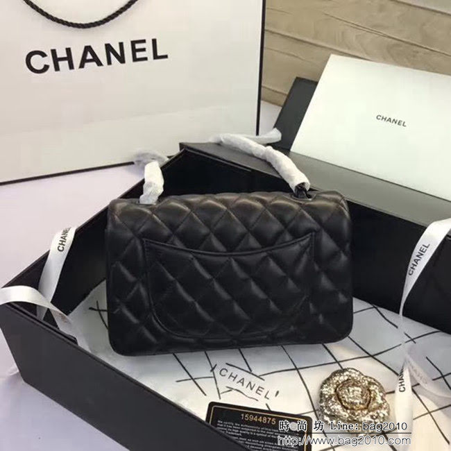 香奈兒CHANEL 升級版A1116m全新經典金銀鏈條單肩斜挎包 DSC1651